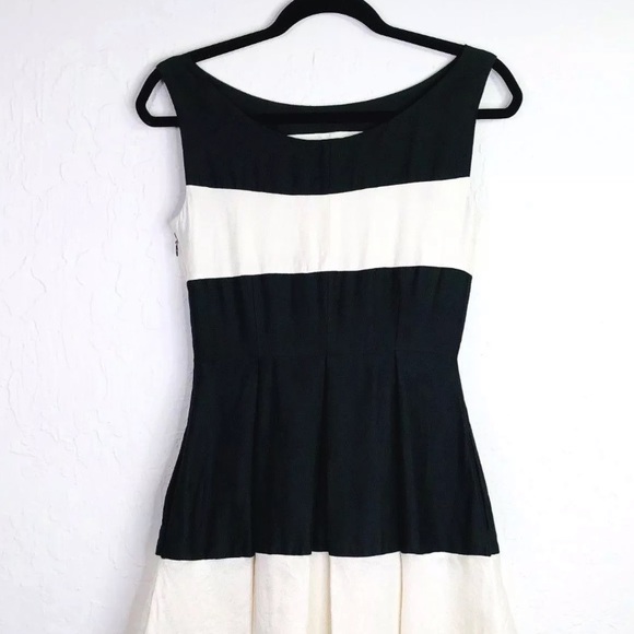 Kate Spade Black and White fit and flare dress - Picture 2 of 2